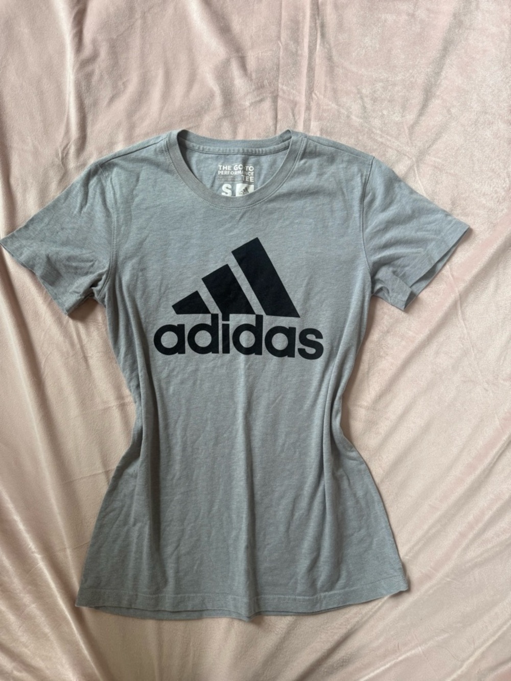 Grey adidas tee